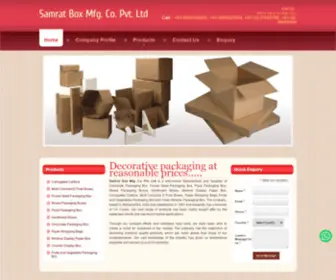 Paperboxes.in(Corrugated Packaging Box manufacturers) Screenshot