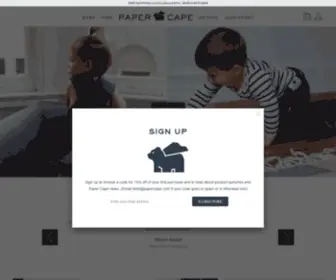 Papercape.com(Clothes and Premium Baby Clothes) Screenshot