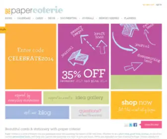 Papercoterie.com(Paper Coterie) Screenshot