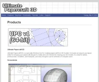 Papercraft3D.com(Ultimate Papercraft 3D) Screenshot