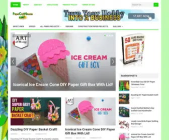 Papercrafthut.com(Paper Craft Hut) Screenshot