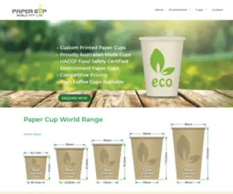 PapercupWorld.com.au(Paper Cup) Screenshot
