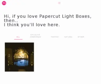 Papercutlightboxes.com(Olxtoto) Screenshot