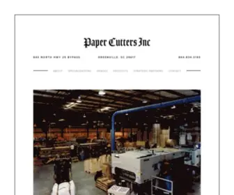 Papercuttersinc.com(Paper Cutters Inc) Screenshot