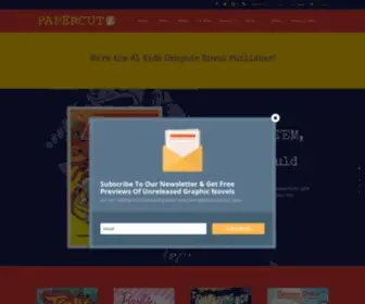 Papercutz.com(The website for Papercutz) Screenshot