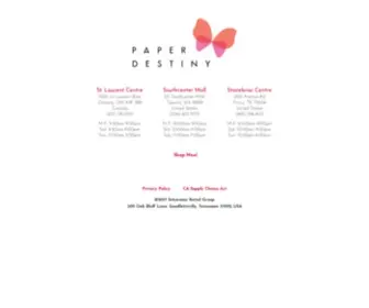 Paperdestiny.com(Greeting cards) Screenshot