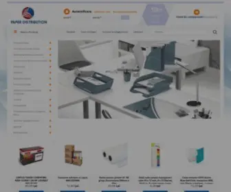 Paperdistribution.ro(Papetarie, Birotica, accesorii, hartie copiator) Screenshot