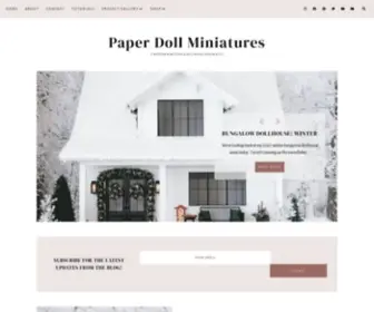 Paperdollminiatures.com(Paper Doll Miniatures) Screenshot