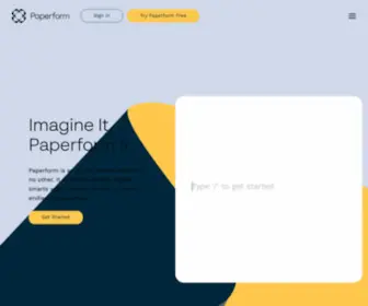 Paperform.co(Paperform) Screenshot