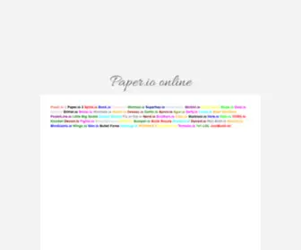 Paperio2.com(Paper.io online) Screenshot