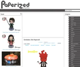 Paperizedcrafts.com(Print and make easy to assemble Paper Toys for free) Screenshot