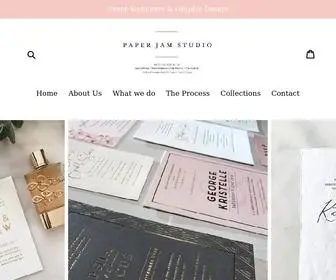 Paperjamstudio.com.au(Wedding Invitation & Event Stationery) Screenshot