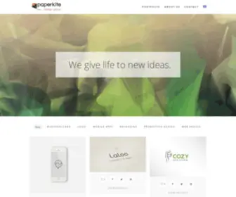 Paperkitedesign.com(Paperkite design group) Screenshot