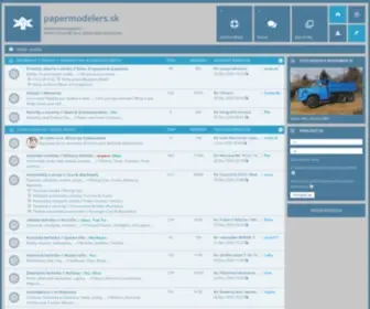Papermodelers.sk(Hlavná) Screenshot