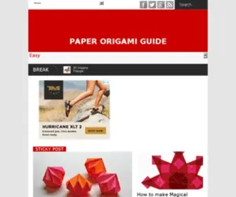 Paperorigamiblog.com(Paper Origami Guide) Screenshot