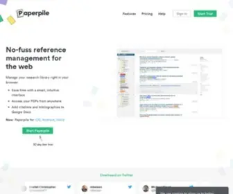 Paperpile.com(Modern reference and PDF management) Screenshot