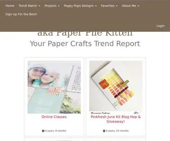 Paperpilekitten.com(Aka Paper Pile Kitten) Screenshot
