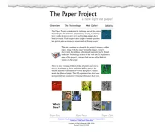 Paperproject.org(The Paper Project) Screenshot