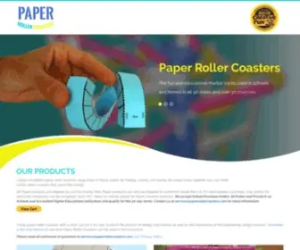 Paperrollercoasters.com(Paper Roller Coasters) Screenshot