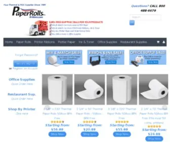 Paperrolls-N-More.com(Thermal Paper) Screenshot