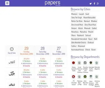 Papers.com.pk(Jobs in Pakistan) Screenshot