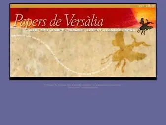 Papersdeversalia.com(Papers de Vers) Screenshot