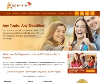 Papersinn.com(Term Papers) Screenshot