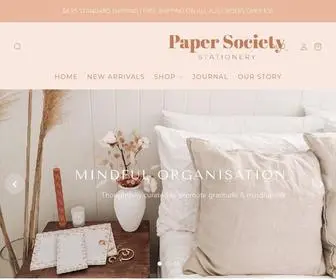 Papersociety.com.au(Paper Society Stationery) Screenshot