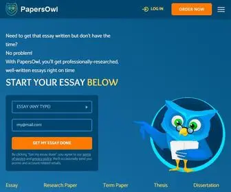 Papersowl.com(Essay Writing Service) Screenshot