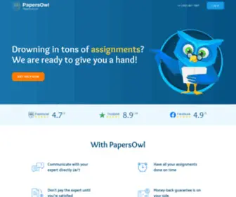 Papersowl.website(Achieve Success in College with Reliable Services Online) Screenshot