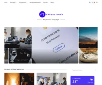 Paperstown.com(Homepage) Screenshot