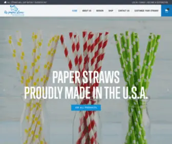 Paperstraw.us(Helping Ocean Life One Straw at the time) Screenshot