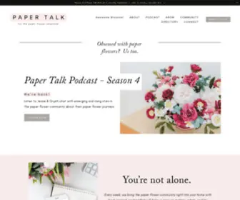 Papertalkpodcast.com(Paper Talk) Screenshot