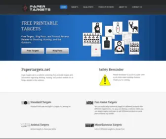 Papertargets.net(Paper Targets) Screenshot