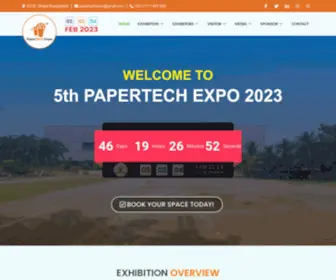 Papertechexpo-BD.com(Biggest Exhibition on Pulp) Screenshot