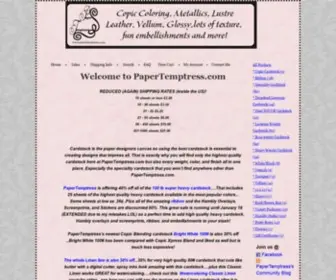 Papertemptress.com(Papertemptress) Screenshot