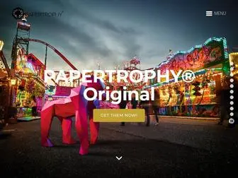 Papertrophy.com(Papertrophy Design Paper Animals) Screenshot