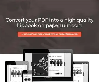 Paperturn-View.com(Convert your PDF into a high quality flipbook) Screenshot