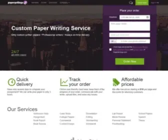 Paperwritings.com(Paper Writing Service) Screenshot
