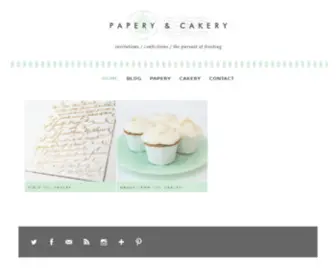 Paperyandcakery.com(paperyandcakery) Screenshot