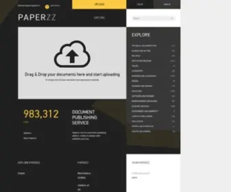 Paperzz.com(Document publishing platform for all popular file formats) Screenshot
