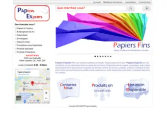 Papex.ca(Papiers Experts J.M) Screenshot