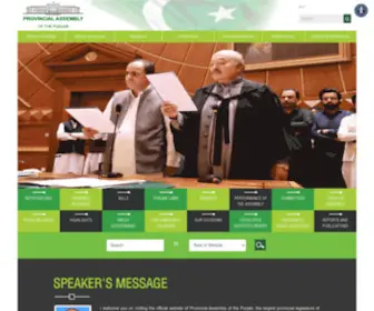 Pap.gov.pk(Punjab Assembly) Screenshot