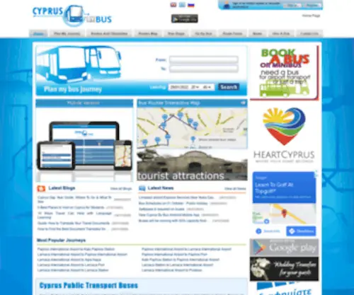 Paphosbybus.com(Cyprus By Bus) Screenshot