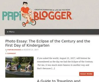 Papiblogger.com(Creative Parenting & Life on the Road) Screenshot