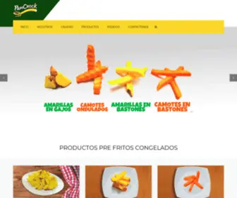 Papicrock.com.pe(Productos Pre Fritos congelados) Screenshot