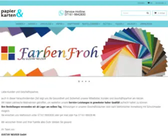 Papier-Karten.de(Der Online) Screenshot