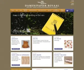 Papier-Royaal.nl(Papier Royaal is de winkel en webshop voor papier) Screenshot