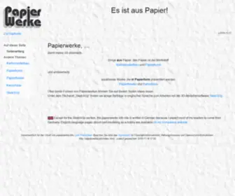 Papierwerke.info(Papier) Screenshot