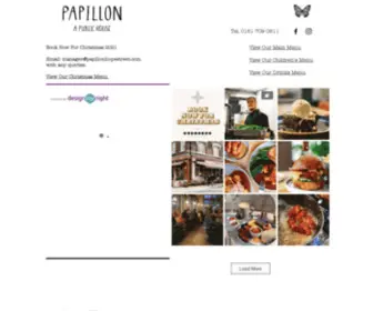 Papillonhopestreet.com(Gastro Pub) Screenshot